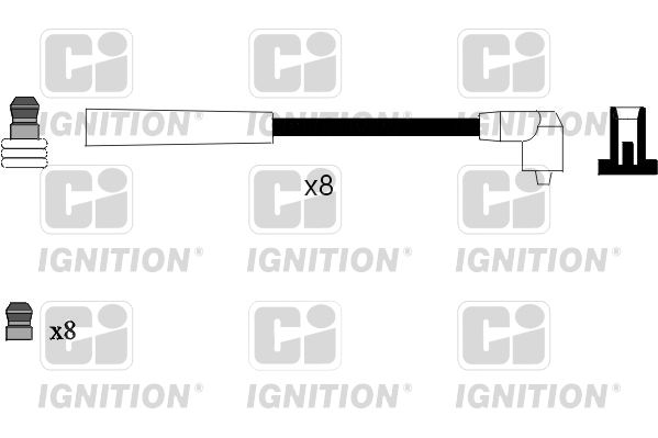 QUINTON HAZELL Sytytysjohtosarja XC984